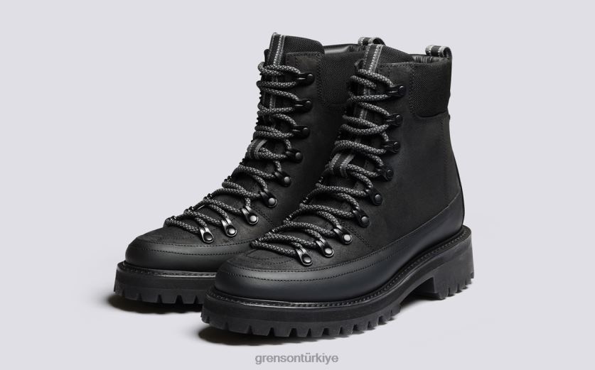 Grenson nanette teknolojisi kadınlar siyah bot ayakkabı B466H274