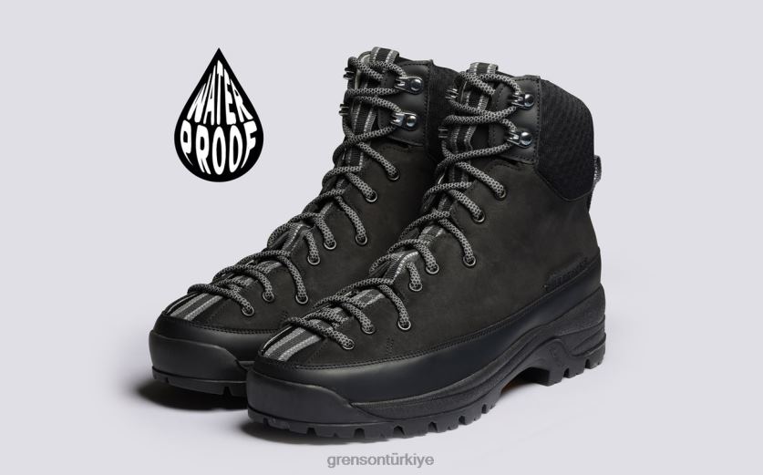 Grenson spor ayakkabı 71 kadınlar siyah bot ayakkabı B466H289
