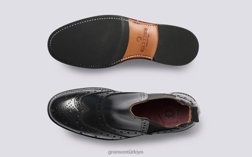 Grenson yaşamak kadınlar siyah bot ayakkabı B466H301