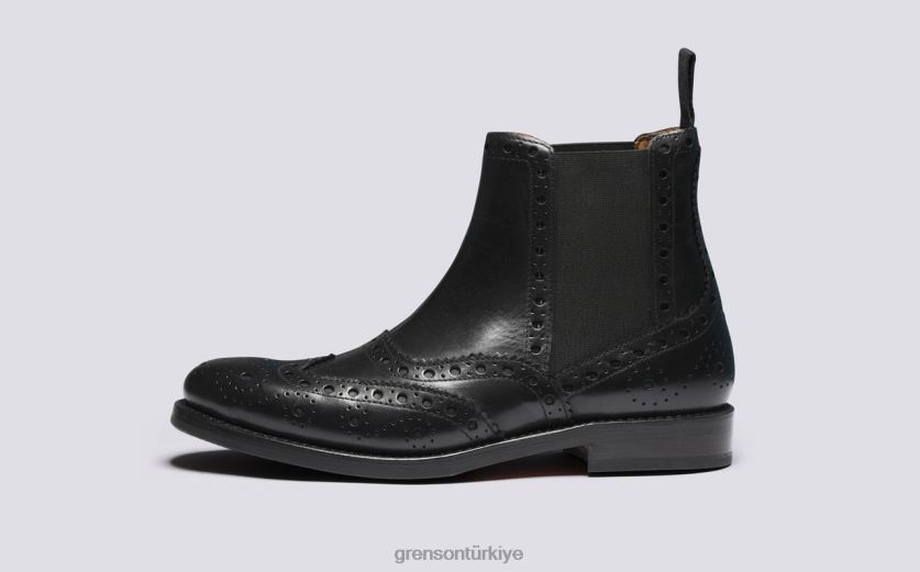 Grenson yaşamak kadınlar siyah bot ayakkabı B466H301