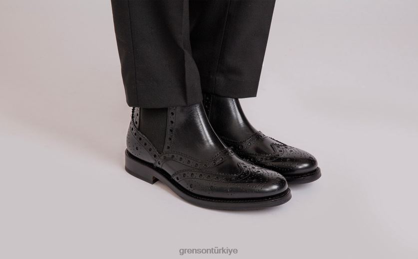 Grenson yaşamak kadınlar siyah bot ayakkabı B466H301