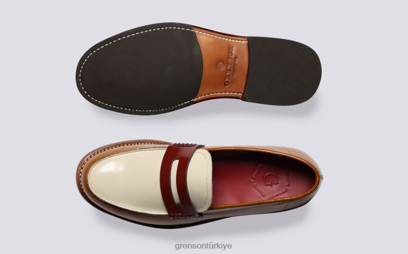 Grenson Lynn kadınlar bronzlaşmak mokasen B466H232