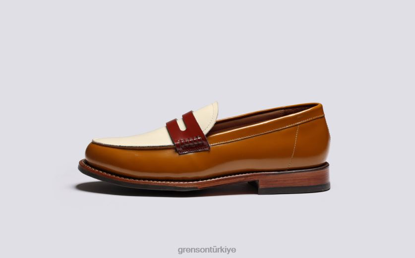 Grenson Lynn kadınlar bronzlaşmak mokasen B466H232