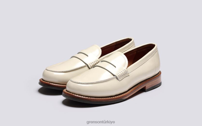 Grenson Lynn kadınlar krem mokasen B466H256