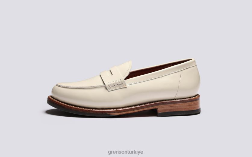 Grenson Lynn kadınlar krem mokasen B466H256