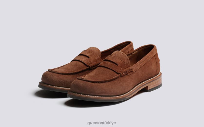 Grenson julie kadınlar eski gül mokasen B466H245