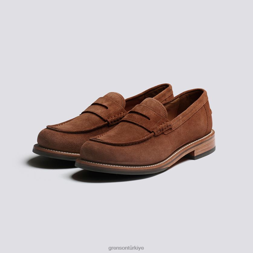 Grenson julie kadınlar eski gül mokasen B466H245