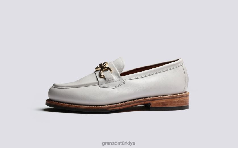 Grenson nina kadınlar beyaz mokasen B466H250