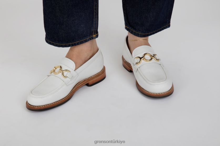 Grenson nina kadınlar beyaz mokasen B466H250