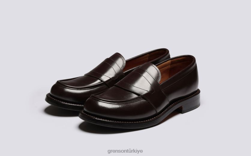 Grenson susie kadınlar kahverengi mokasen B466H234