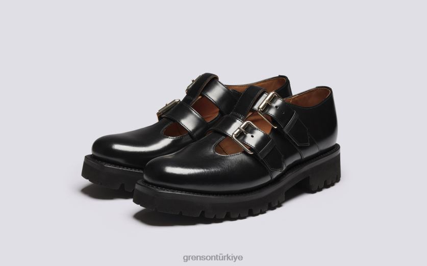 Grenson et kadınlar siyah resmi ayakkabı B466H316