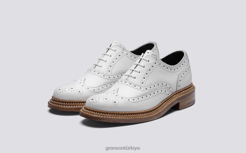 Grenson gül kadınlar beyaz resmi ayakkabı B466H328