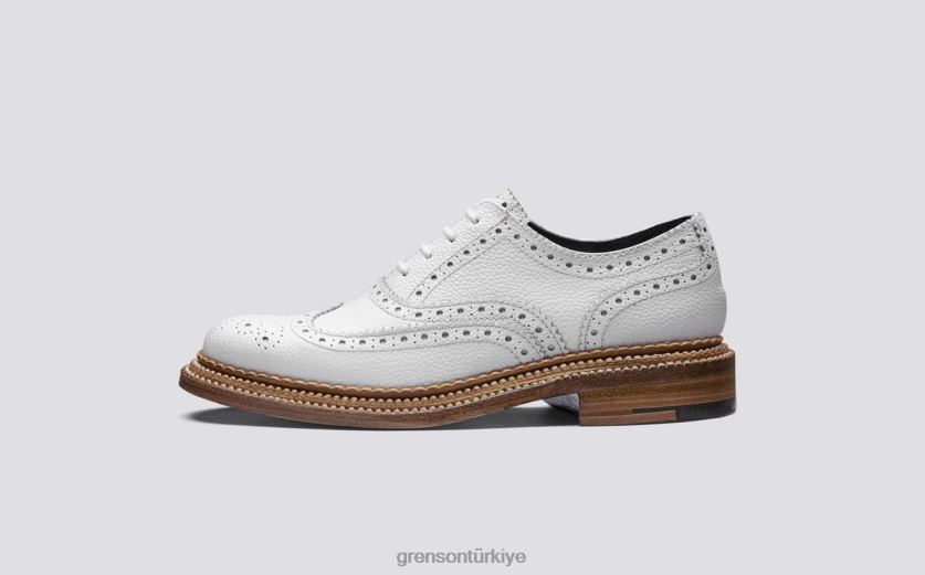 Grenson gül kadınlar beyaz resmi ayakkabı B466H328