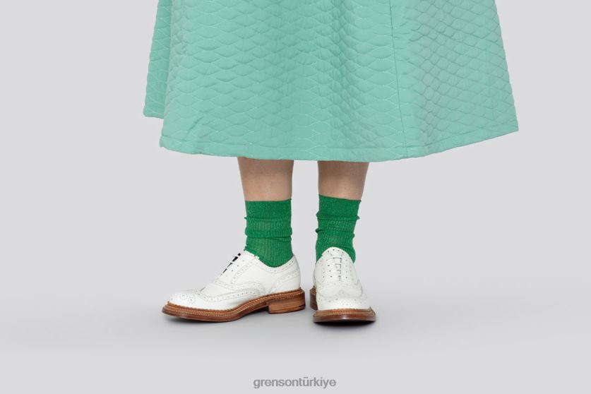 Grenson gül kadınlar beyaz resmi ayakkabı B466H328