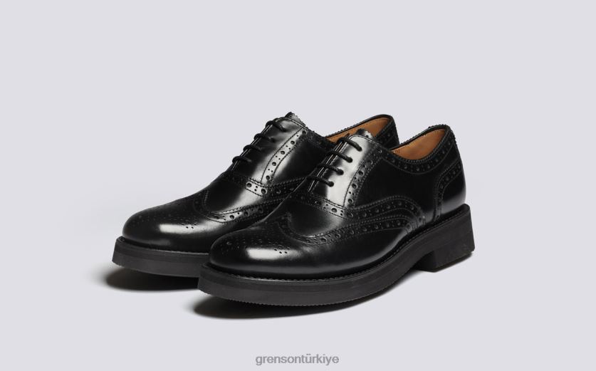 Grenson gül kadınlar siyah resmi ayakkabı B466H314