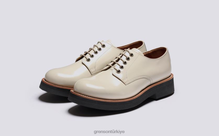 Grenson ilahi kadınlar krem resmi ayakkabı B466H318