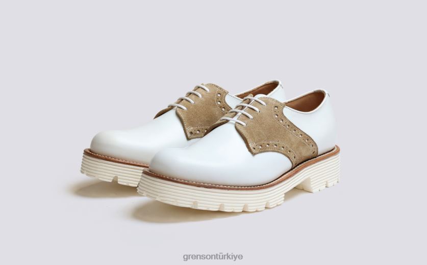 Grenson raf l16 kadınlar beyaz resmi ayakkabı B466H311
