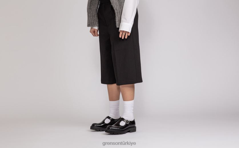 Grenson deniz kemiği kadınlar siyah sandalet B466H390