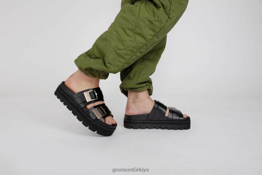 Grenson ida kadınlar siyah sandalet B466H377
