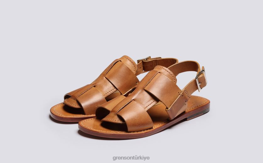 Grenson irade 3 kadınlar zencefil perdahlı sandalet B466H386