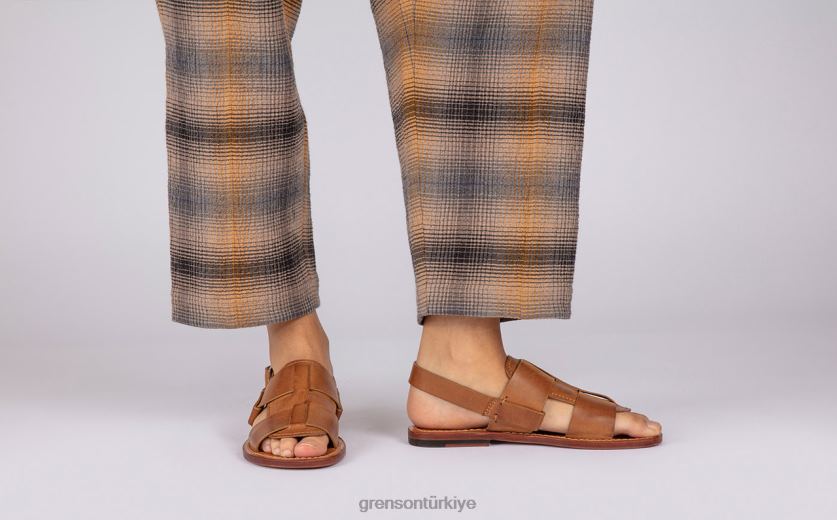 Grenson irade 3 kadınlar zencefil perdahlı sandalet B466H386