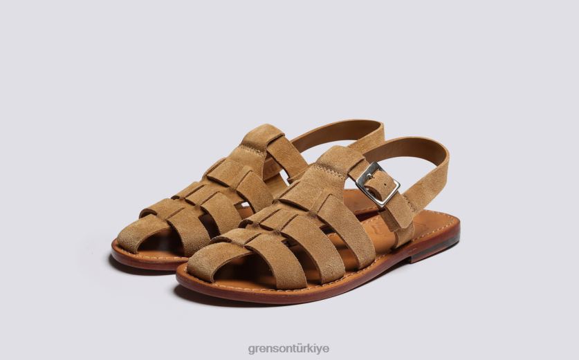Grenson kraliçe kadınlar karamel sandalet B466H380
