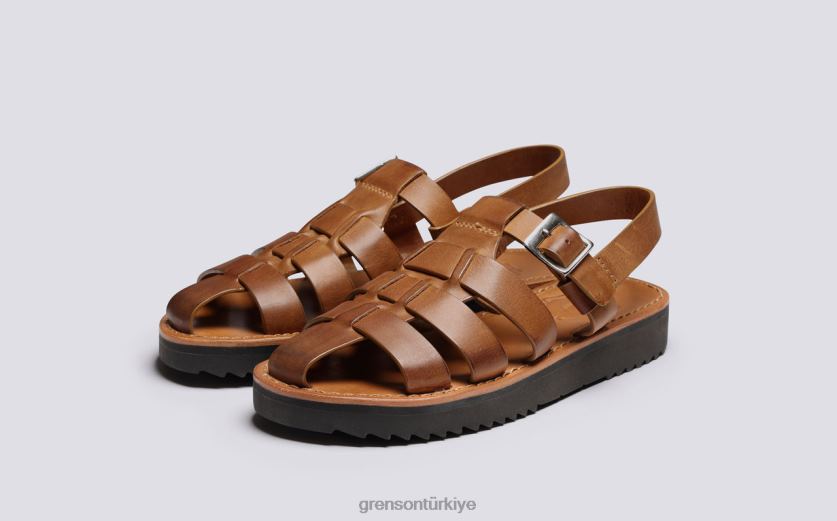 Grenson kraliçe kadınlar zencefil perdahlı sandalet B466H383
