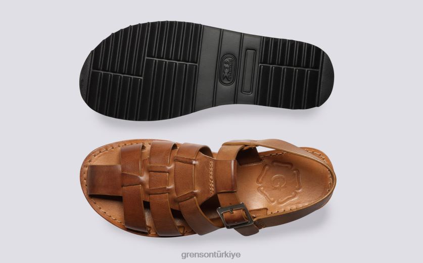 Grenson kraliçe kadınlar zencefil perdahlı sandalet B466H383