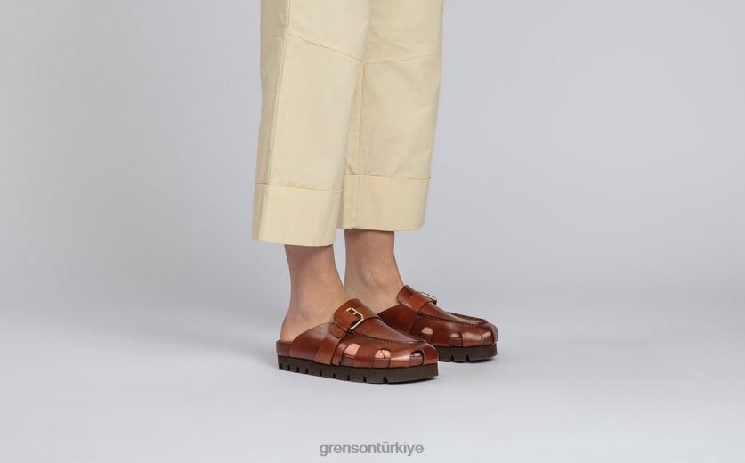 Grenson noktalı kadınlar bronzlaşmak sandalet B466H370