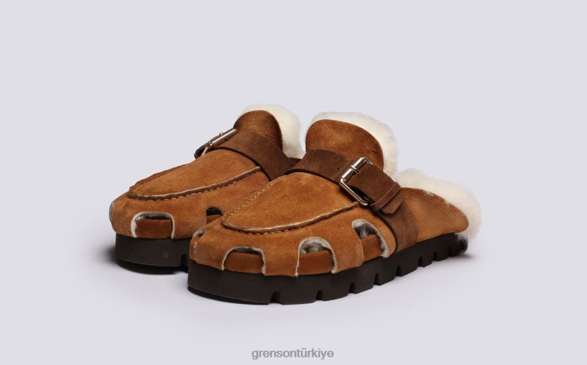 Grenson noktalı kadınlar kahverengi sandalet B466H369