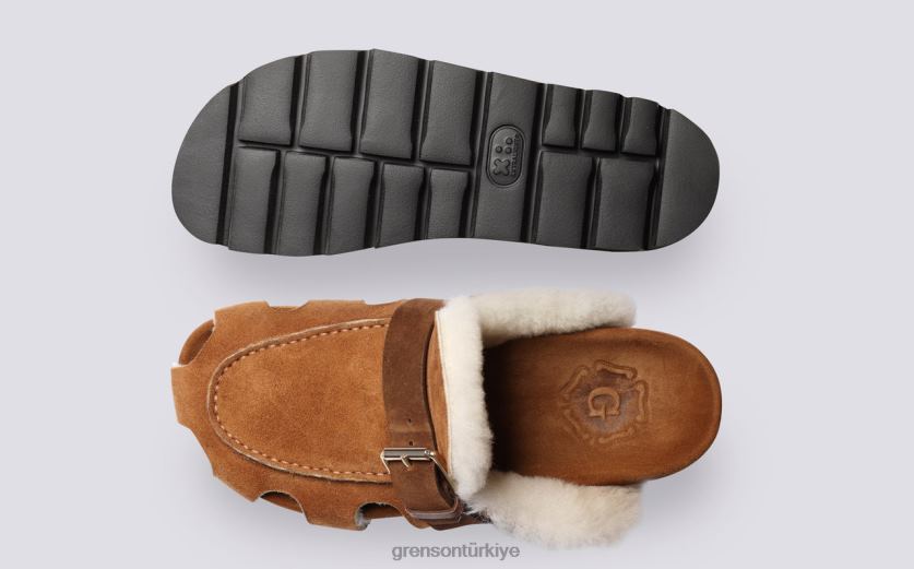 Grenson noktalı kadınlar kahverengi sandalet B466H369