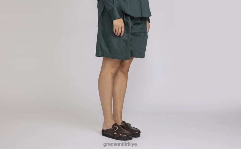 Grenson noktalı kadınlar koyu kahverengi sandalet B466H371