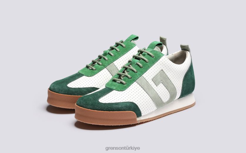 Grenson spor ayakkabı 51 kadınlar Beyaz Yeşil Spor ayakkabı B466H361