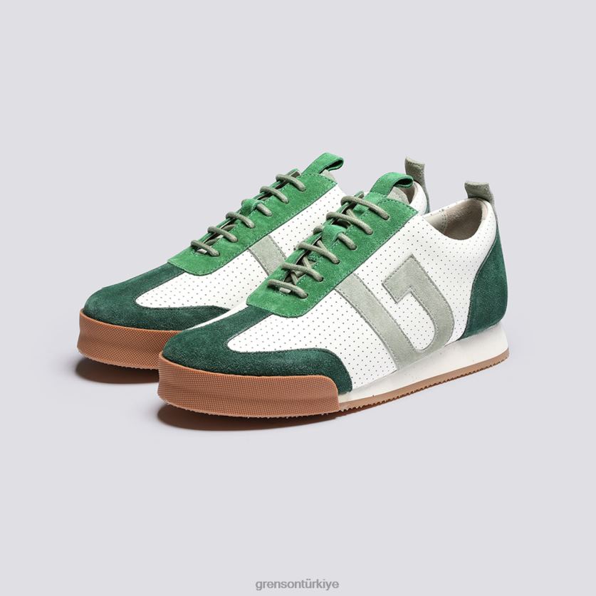 Grenson spor ayakkabı 51 kadınlar Beyaz Yeşil Spor ayakkabı B466H361