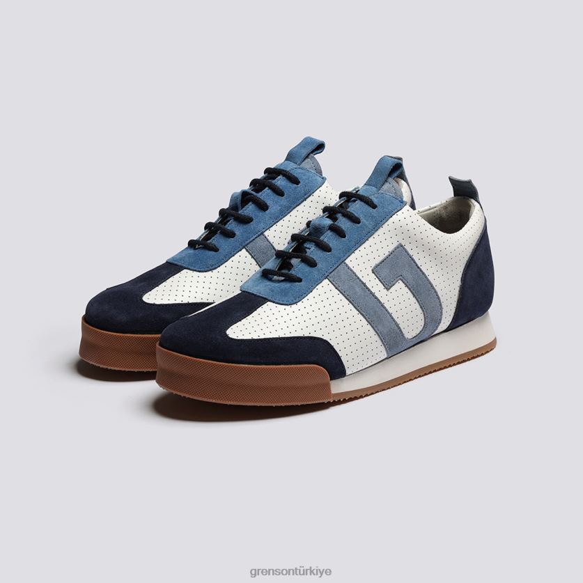 Grenson spor ayakkabı 51 kadınlar Beyaz mavi Spor ayakkabı B466H344