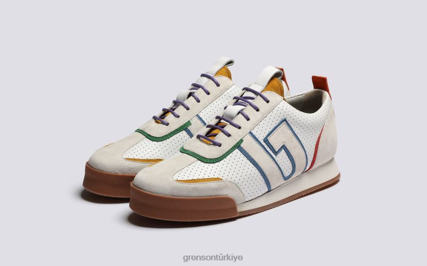 Grenson spor ayakkabı 51 + kadınlar beyaz çok Spor ayakkabı B466H342