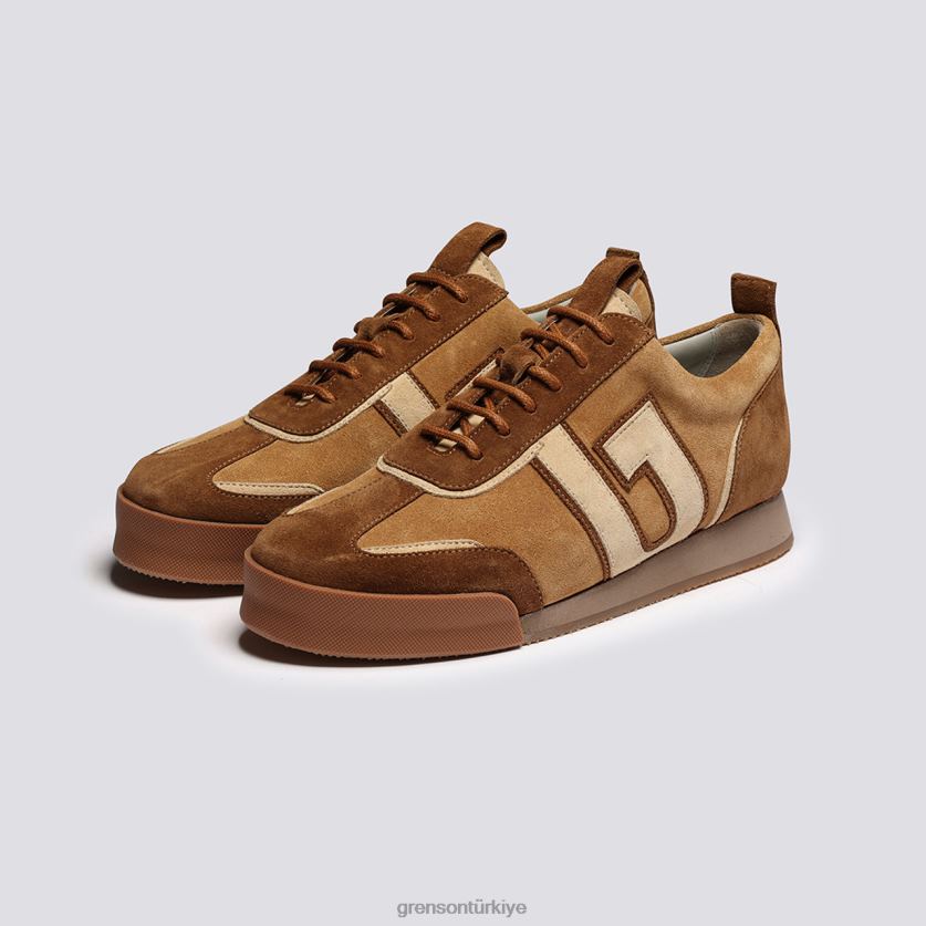 Grenson spor ayakkabı 51 + kadınlar kahve kreması Spor ayakkabı B466H362