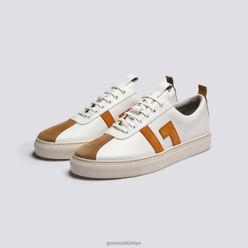 Grenson spor ayakkabı 67 kadınlar Beyaz sarı Spor ayakkabı B466H351