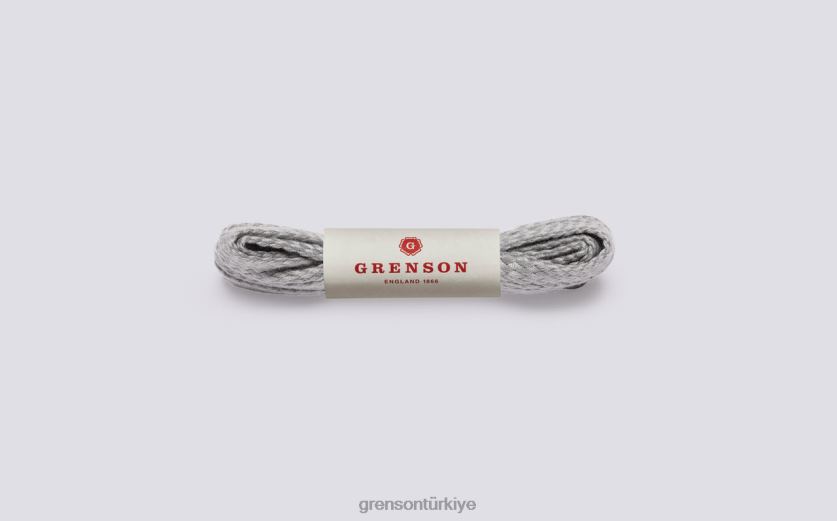 Grenson düz çizme bağcıkları üniseks gri Aksesuarlar B466H426