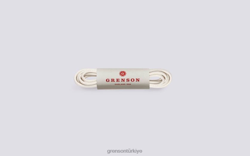 Grenson yuvarlak spor ayakkabı bağcıkları üniseks beyaz Aksesuarlar B466H418