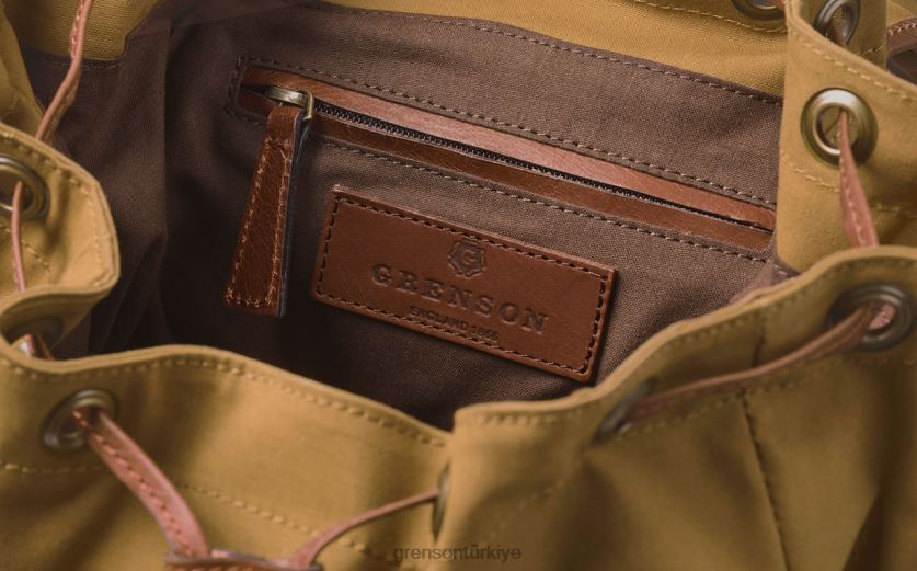 Grenson büyük sırt çantası üniseks haki Aksesuarlar B466H511
