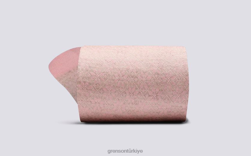 Grenson fairisle kar tanesi çorabı kadınlar pembe Aksesuarlar B466H469