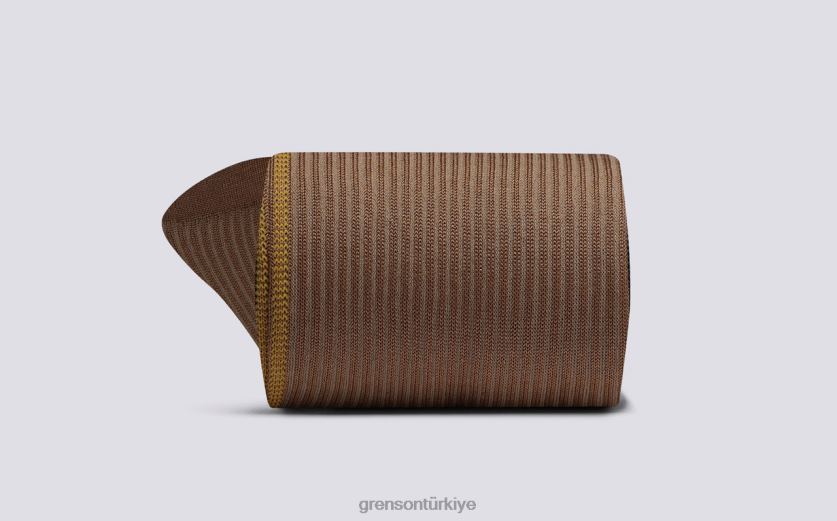 Grenson yanlış dikişli çorap kadınlar kahverengi Aksesuarlar B466H508
